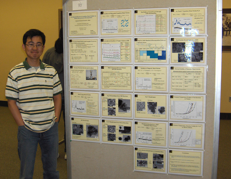 Jonglak Choi at Midwest Solid State Chem meeting at Notre Dame in 2005