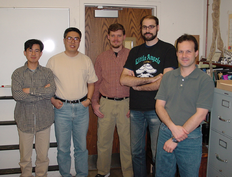 Gillan Group in 2002 (Choi, Wang, Miller, Grocholl, Gillan)